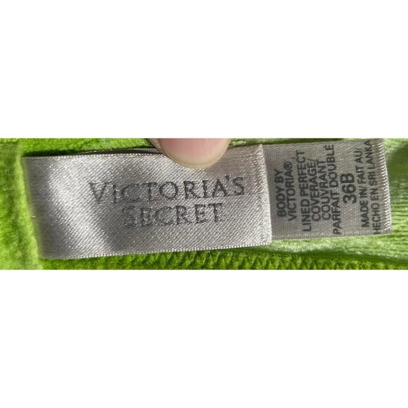 VICTORIA'S SECRET Body by Victoria Green Lined Perfect Coverage Bra Womens 36B - Picture 5 of 7